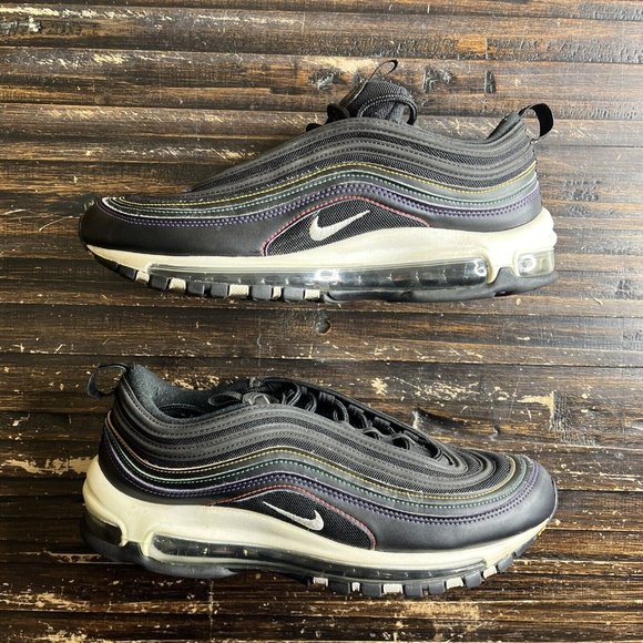 Nike Air Max 97 Black Multicolor Stitch CK0738-001 Women's Size 9.5 - Picture 2 of 7